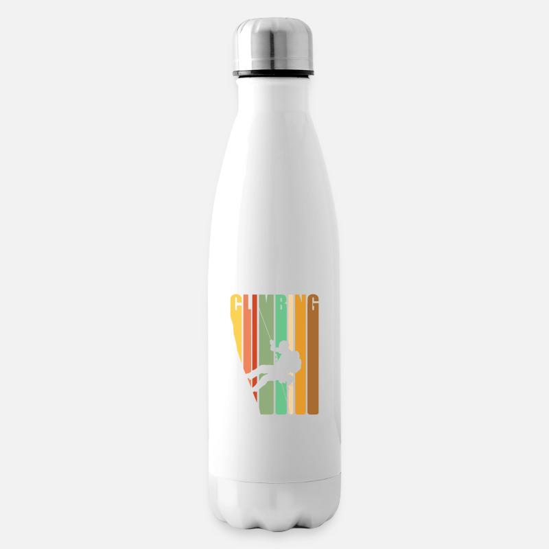 Escalade Rétro Vintage - Bouteille isotherme - blanc