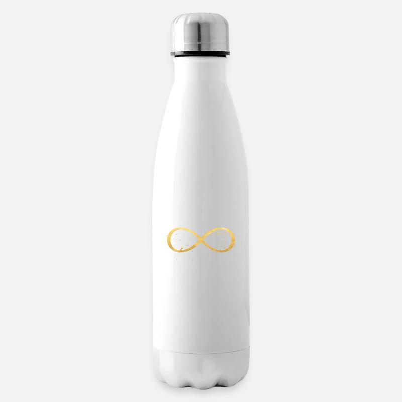 Unendlichkeits Zeichen Symbol Zeichen Liebe - Isolierflasche - Weiß
