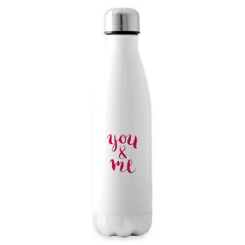 YOU & ME - Insulated Water Bottle - white - Right