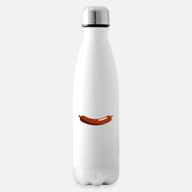 Wurst - Illustration - Isolierflasche - Weiß