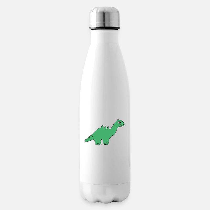 Dino - Isolierflasche - Weiß