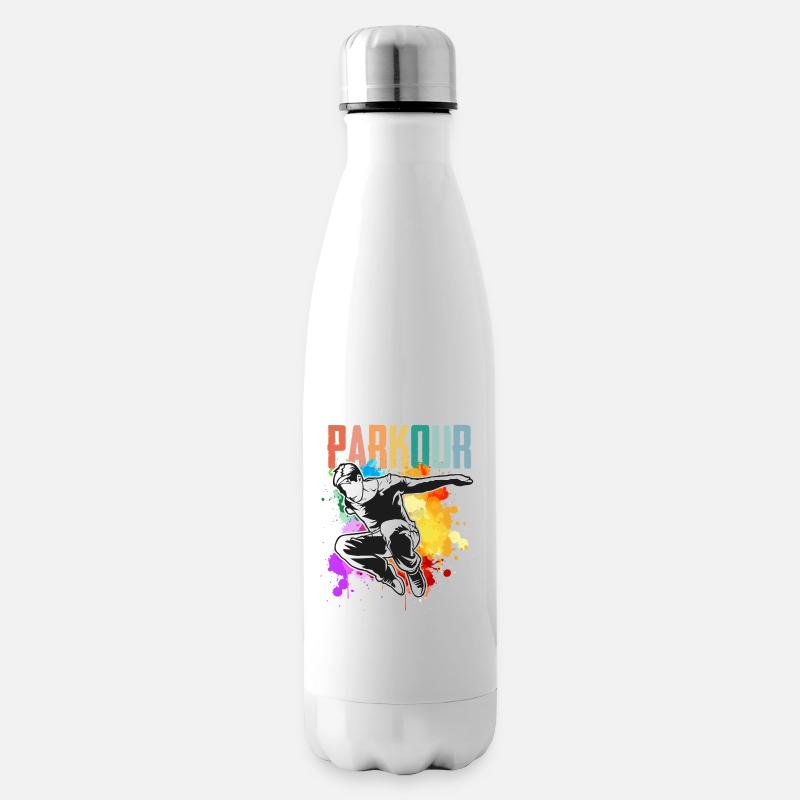 Parkour - Bouteille isotherme - blanc