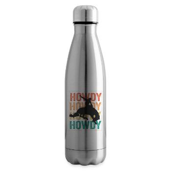 Rodéo Howdy - Bouteille isotherme - argent clair - Droite