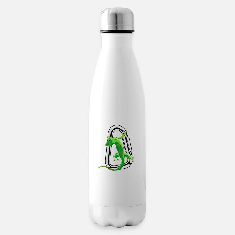 Klettern Klettern Weiter - Isolierflasche - Weiß