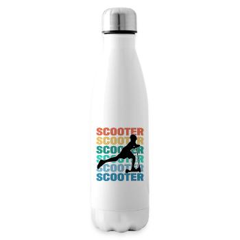 Scootering Colorful - Insulated Water Bottle - white - Right