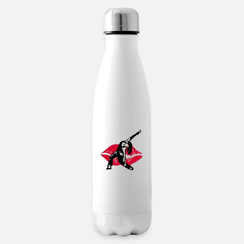 Dance Lipps - Insulated Water Bottle - white