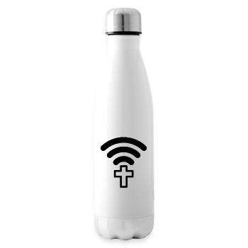 Connect Jesus God Church Pilgrimage Pilgrimage - Insulated Water Bottle - white - Right