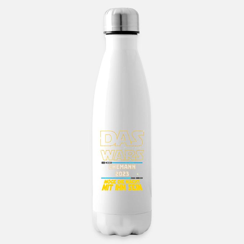 Das Wars Ehemann 2023 JGA Junggeselle Bräutigam - Isolierflasche - Weiß