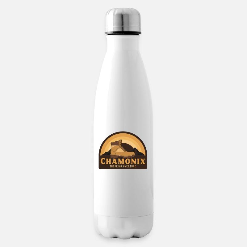 Trekking Aventure Chamonix - Bouteille isotherme - blanc