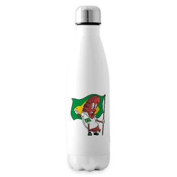 Brazilian Pork Bratwurst - Insulated Water Bottle - white - Right