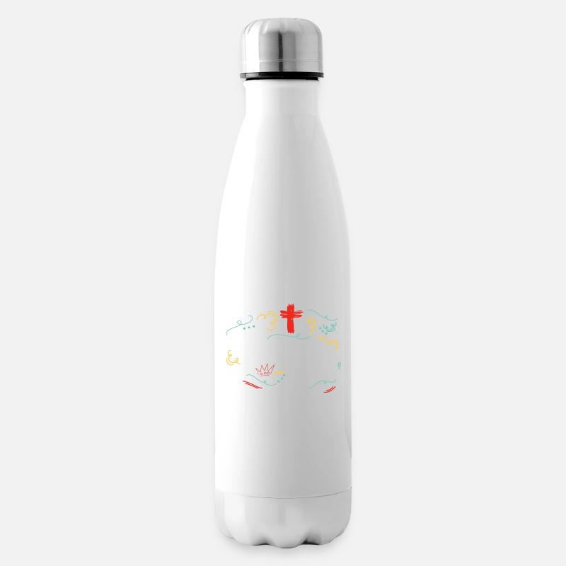 Team Jesus - Isolierflasche - Weiß