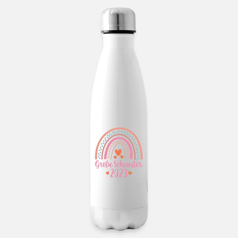 Große Schwester 2023 - Isolierflasche - Weiß