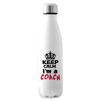 i'm a coach 2 - Bouteille isotherme - blanc - Droite