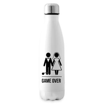 Game Over Hochzeit - Isolierflasche - Weiß - Rechts