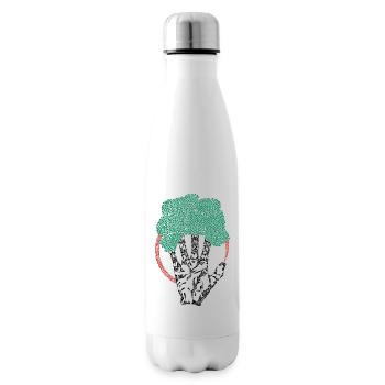 Grüne Finger - Isolierflasche - Weiß - Rechts