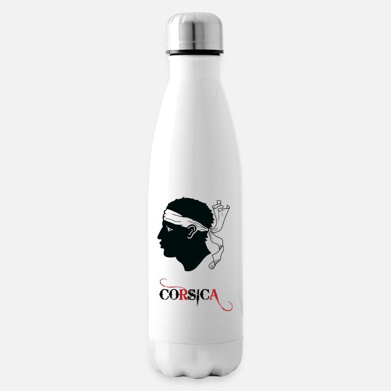 Korsika! - Isolierflasche - Weiß
