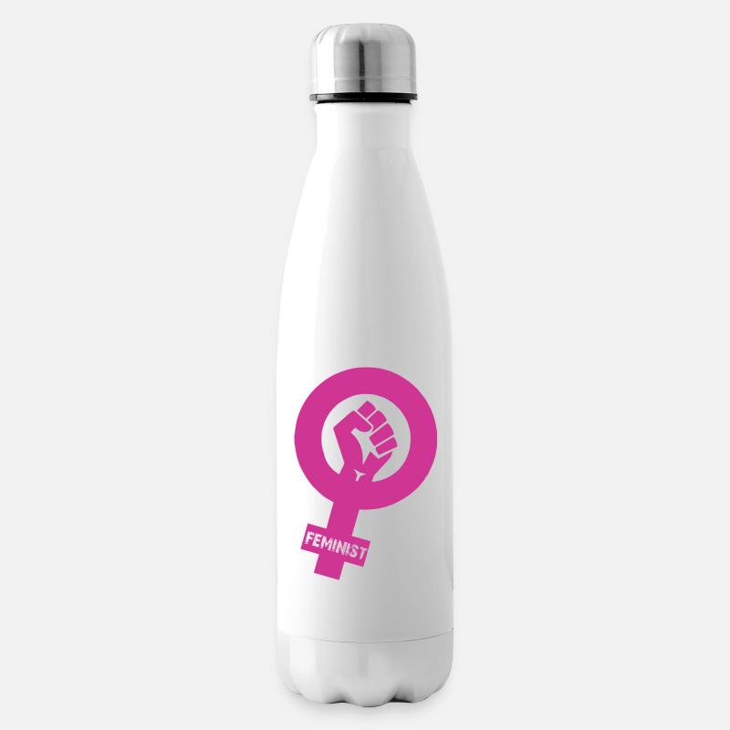 Feminist - Isolierflasche - Weiß