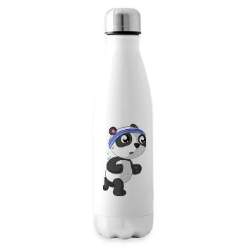 Panda de remise en forme - Bouteille isotherme - blanc - Droite