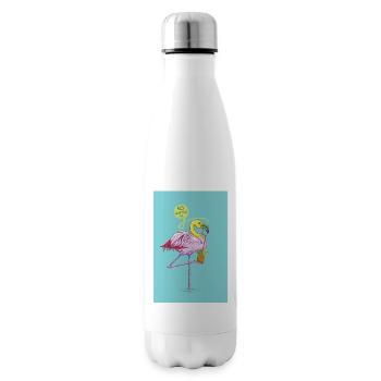 Flamtoucan affiche - Bouteille isotherme - blanc - Droite