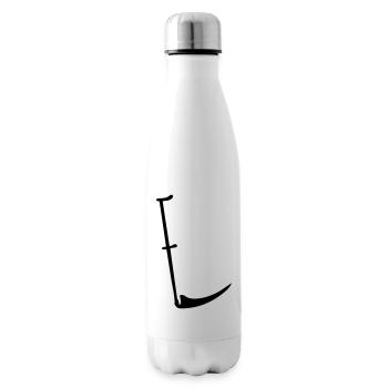 outils jardin jardinage faux - Bouteille isotherme - blanc - Droite