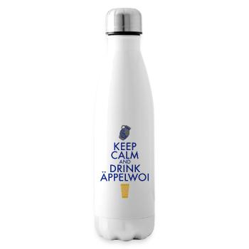 KEEP CALM AND DRINK ÄPPELWOI - Isolierflasche - Weiß - Rechts