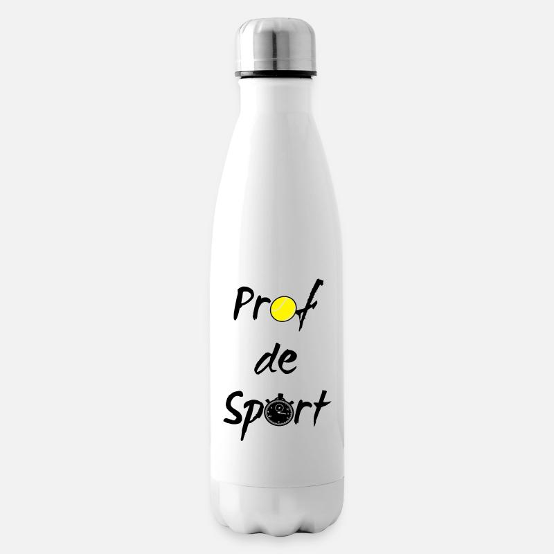Prof de sport - Bouteille isotherme - blanc