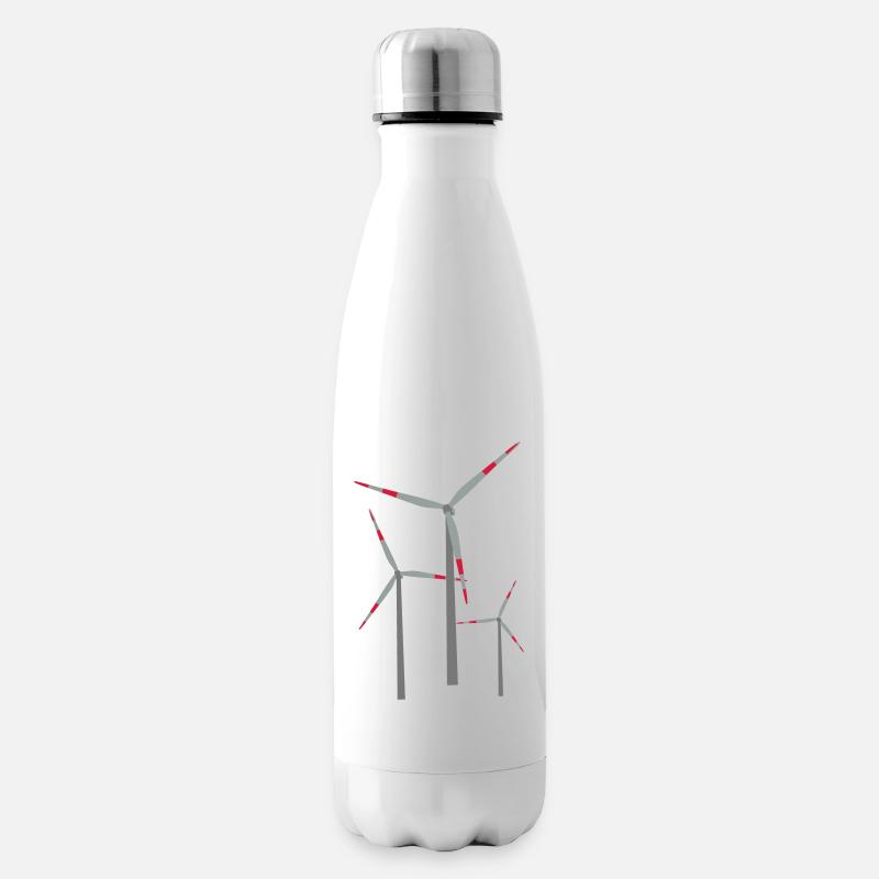 Ökostrom - Isolierflasche - Weiß