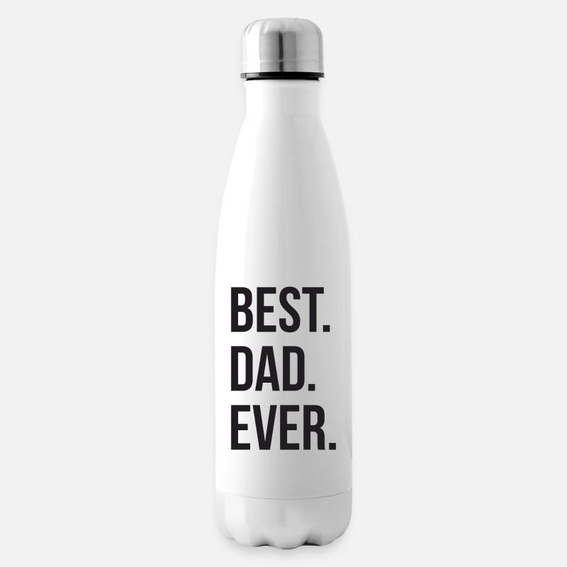 Best Dad Ever - Isolierflasche - Weiß