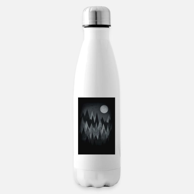 Scary Forest Art (Abstract triangles) Phone Case - Bouteille isotherme - blanc