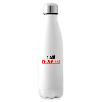I am Youtuber - Insulated Water Bottle - white - Right