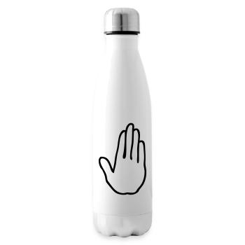 main stop - Insulated Water Bottle - white - Right