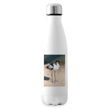 Avocet (Avocet, Recurvirostra avosetta) - Insulated Water Bottle - white - Right