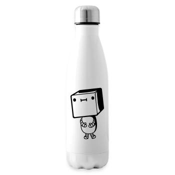 Kleiner niedlicher Roboter - Isolierflasche - Weiß - Rechts