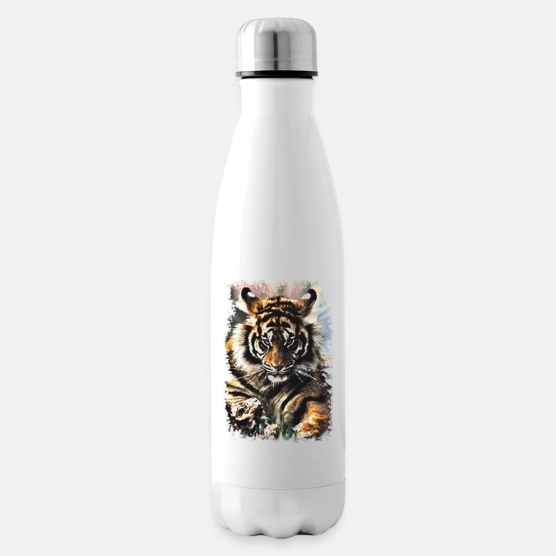 Tiger - Isolierflasche - Weiß