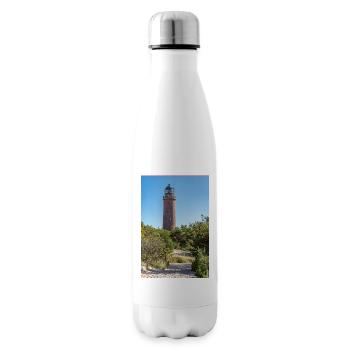 Leuchtturm Darsser Ort Ostsee Weststrand - Isolierflasche - Weiß - Rechts