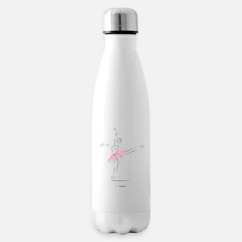 Balletttänzer - Isolierflasche - Weiß
