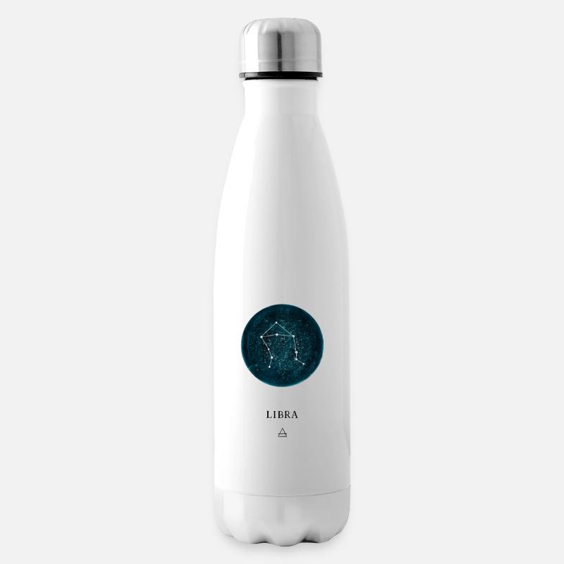 Sternzeichen Astro Libra - Isolierflasche - Weiß