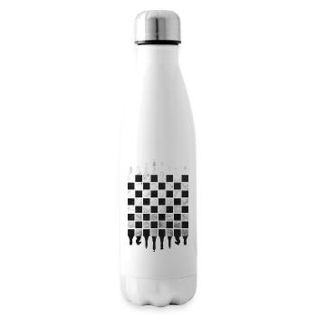 ÉCHECS JEU D’ÉCHECS - Bouteille isotherme - blanc - Droite
