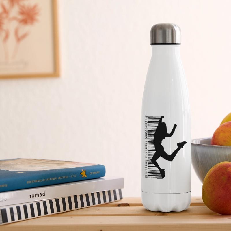 Dancer in QR code style (2) Insulated Water Bottle
