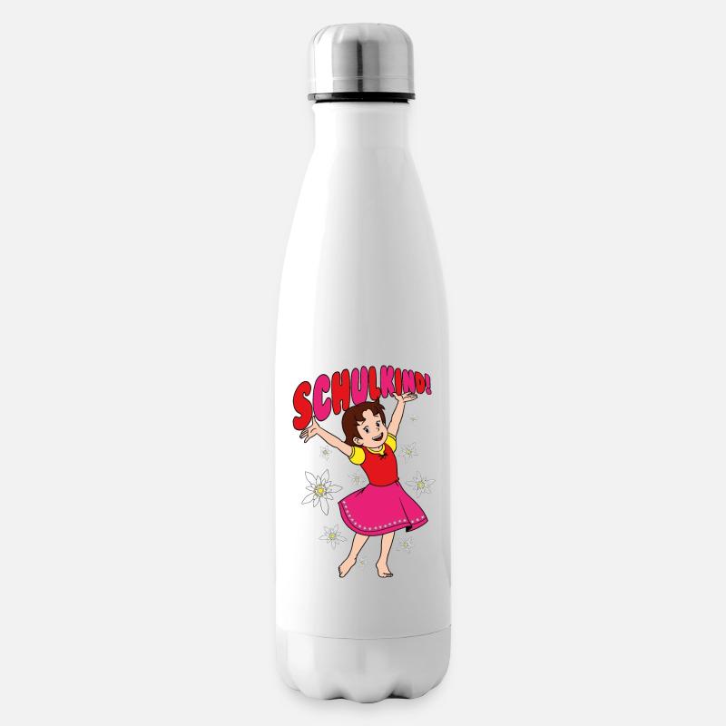 Heidi Schuldkind Erstklässler - Isolierflasche - Weiß
