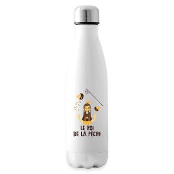 Le roi de la pêche - Bouteille isotherme - blanc - Droite