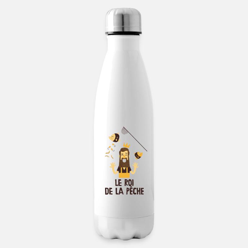 Le roi de la pêche - Bouteille isotherme - blanc