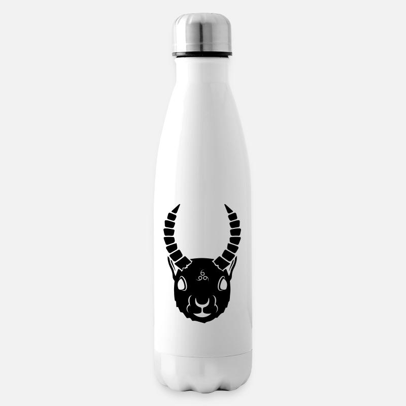 Demonic Squirrel - Insulated Water Bottle - white