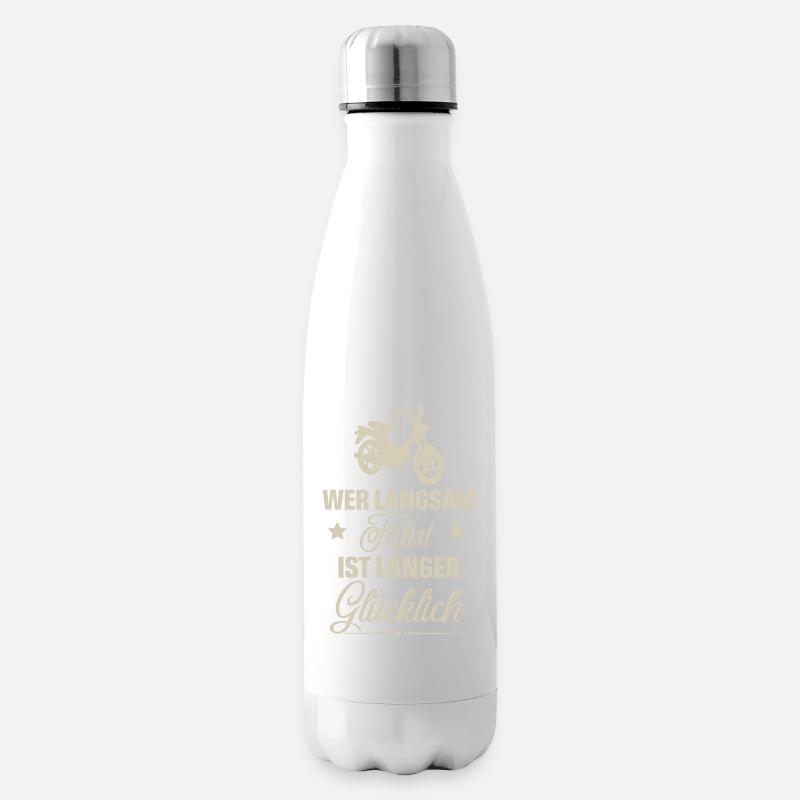 Mofa - Isolierflasche - Weiß