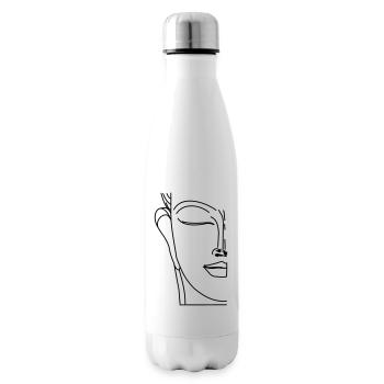 Buddha - Isolierflasche - Weiß - Rechts