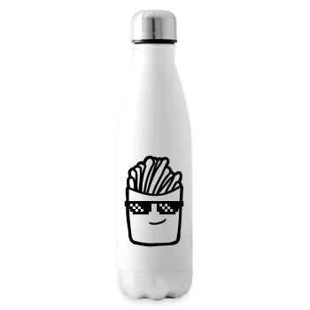 Sunglasses French fries - Insulated Water Bottle - white - Right