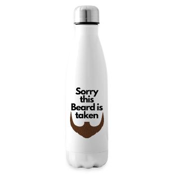 Désolé cette barbe est prise - Bouteille isotherme - blanc - Droite