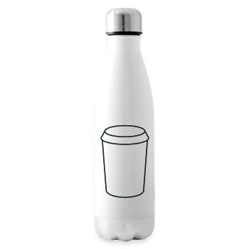 tasse à café de base - Bouteille isotherme - blanc - Droite