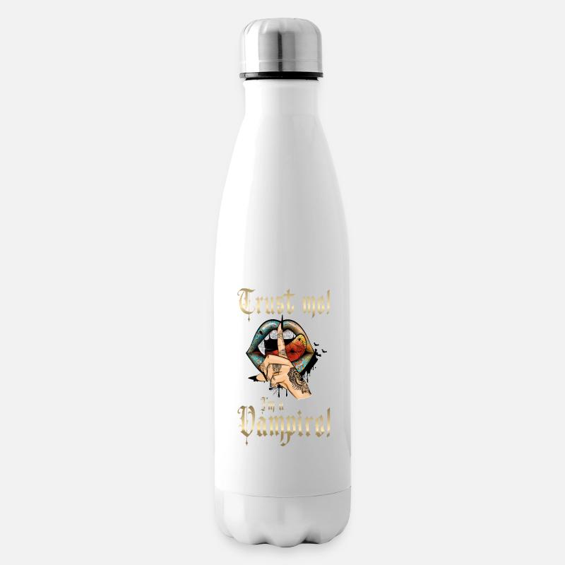 Chemise Cool Vampire : Faites-moi confiance ! Je suis un vampire ! - Bouteille isotherme - blanc