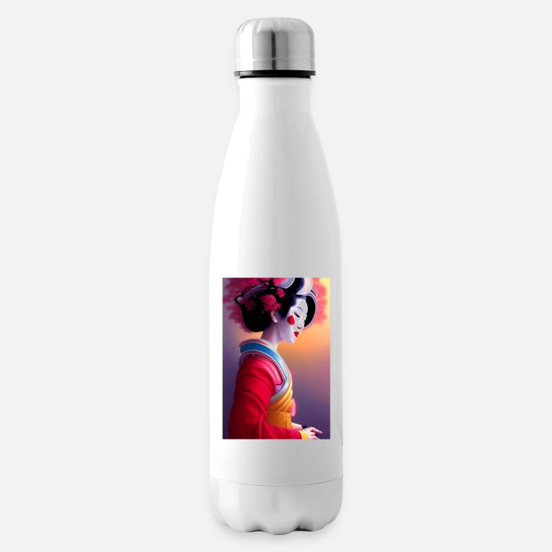 Geisha 8 - Bouteille isotherme - blanc